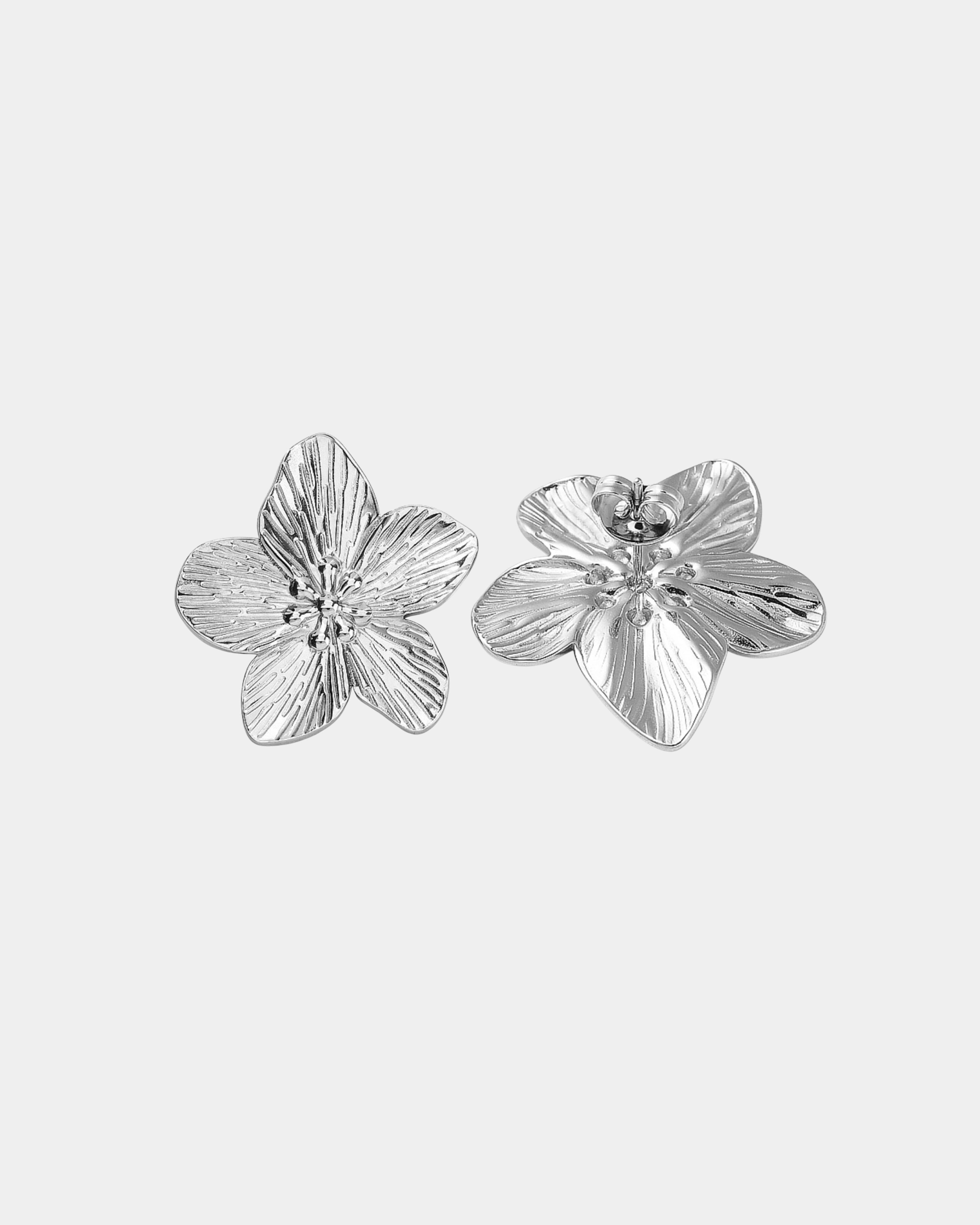Flora Earrings Silver