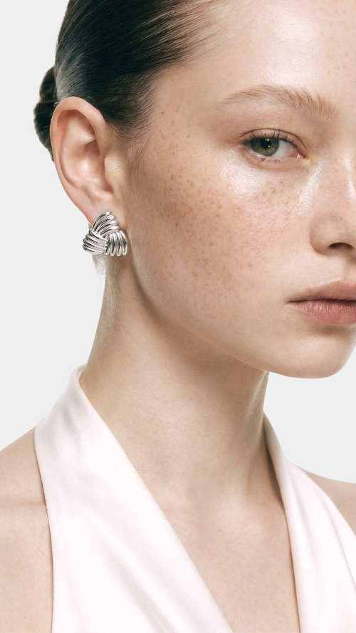 Trinity Earrings Silver